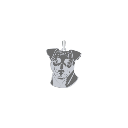 Silver Brazilian Terrier pendant, FREE ENGRAVING - MEJK Jewellery