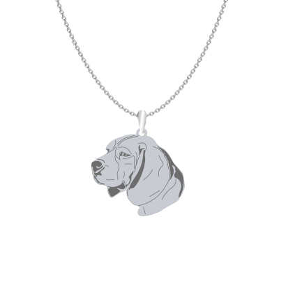 Naszyjnik z psem grawerem Beagle srebro - MEJK Jewellery