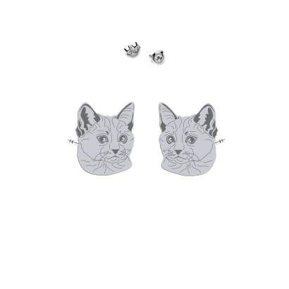 Silver Cats That earrings - MEJK Jewellery