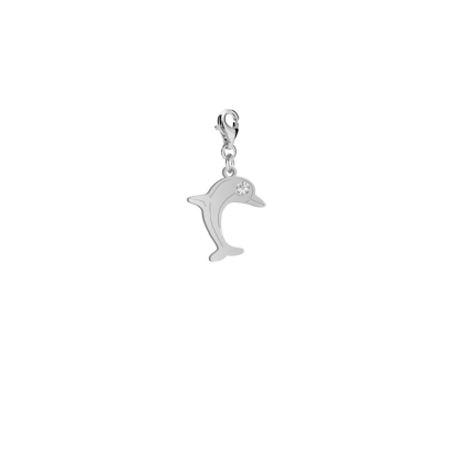 Charms Srebrny Delfin