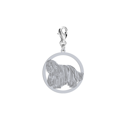 Silver Bergamasco shepherd engraved charms - MEJK Jewellery