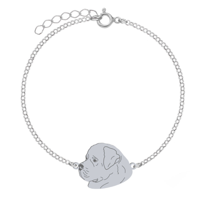 Silver Newfoundland bracelet, FREE ENGRAVING - MEJK Jewellery