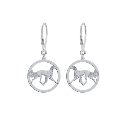 Silver Soluki earrings, FREE ENGRAVING - MEJK Jewellery