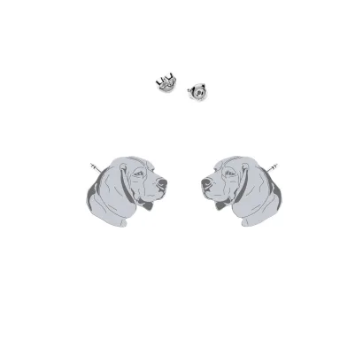 Kolczyki z psem Beagle srebro - MEJK Jewellery