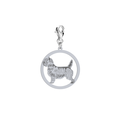 Charms z psem Cairn Terrier srebro GRAWER GRATIS - MEJK Jewellery