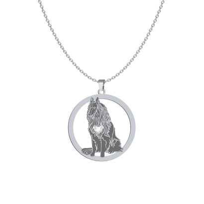 Silver Groenendael necklace, FREE ENGRAVING - MEJK Jewellery