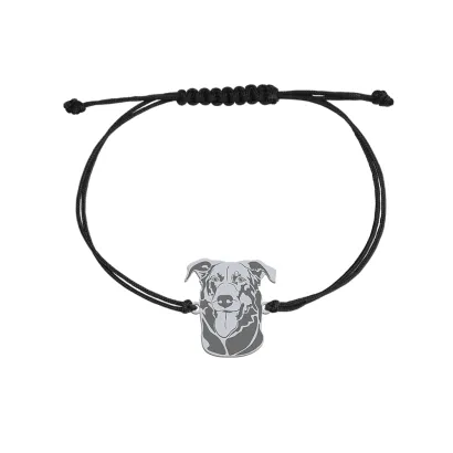 Silver Beauceron bracelet, FREE ENGRAVING - MEJK Jewellery