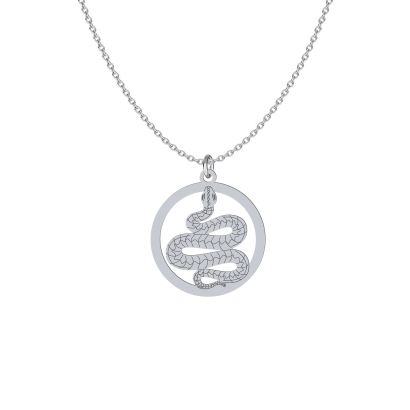 Naszyjnik z Wężem srebro925 GRAWER GRATIS - MEJK Jewellery