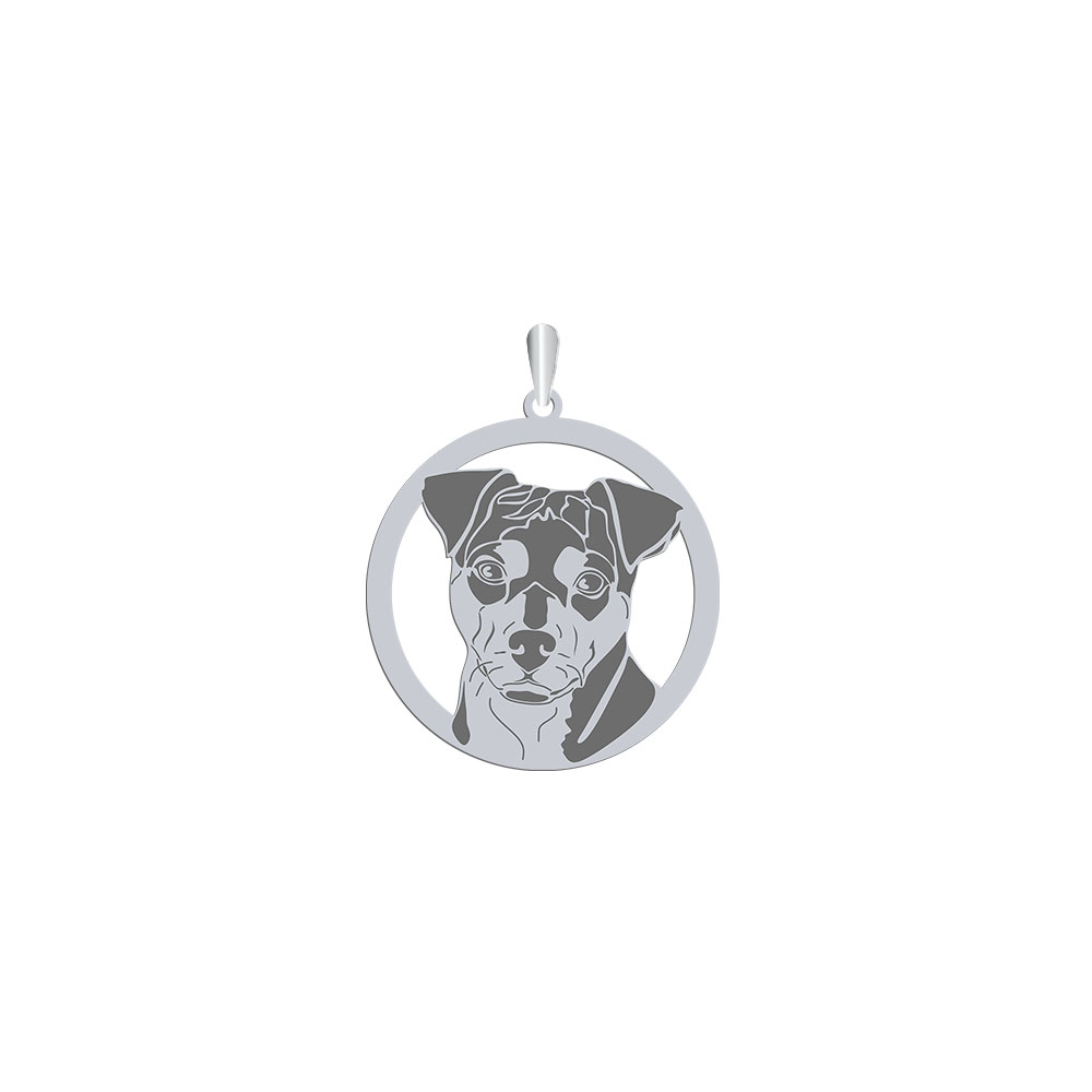 Silver Brazilian Terrier pendant, FREE ENGRAVING - MEJK Jewellery