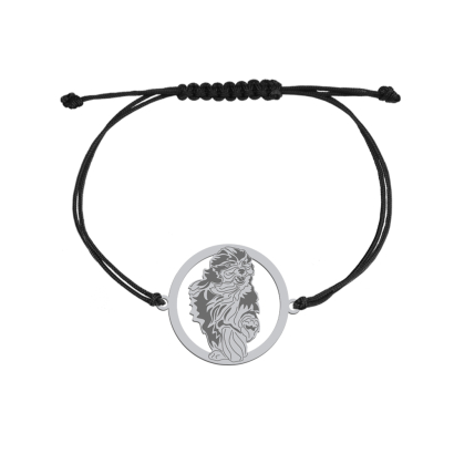 Silver Havanese string bracelet, FREE ENGRAVING - MEJK Jewellery