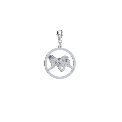 Silver Japanese Chin charms, FREE ENGRAVING - MEJK Jewellery