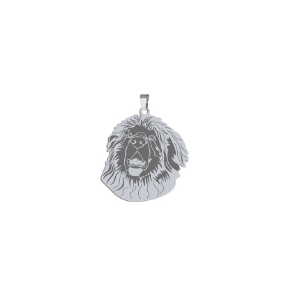 Silver Leonberger pendant, FREE ENGRAVING - MEJK Jewellery