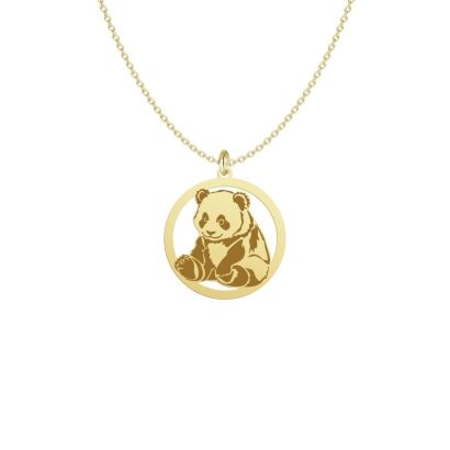 Naszyjnik Pozłacany Panda GRAWER GRATIS - Mejk Jewellery