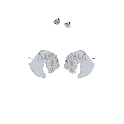 Silver Sealyham Terrier earrings - MEJK Jewellery