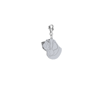 Silver Spanish Mastiff charms, FREE ENGRAVING - MEJK Jewellery