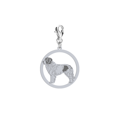 Silver Landseer charms, FREE ENGRAVING - MEJK Jewellery