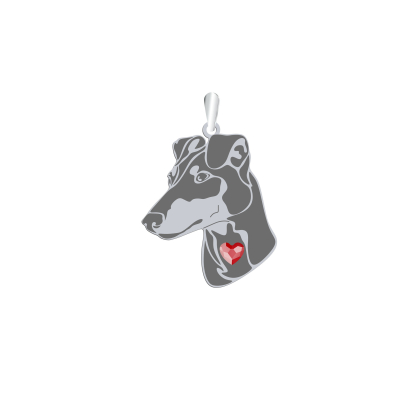 Silver Manchester terrier engraved pendant - MEJK Jewellery