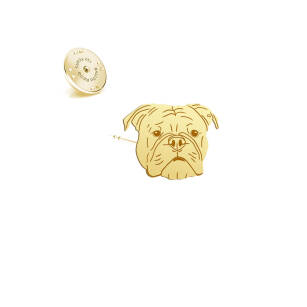 Silver Continental Bulldog pin - MEJK Jewellery