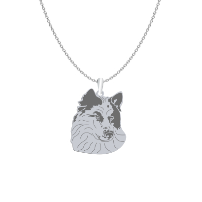 Silver Yakutian Laika necklace, FREE ENGRAVING - MEJK Jewellery