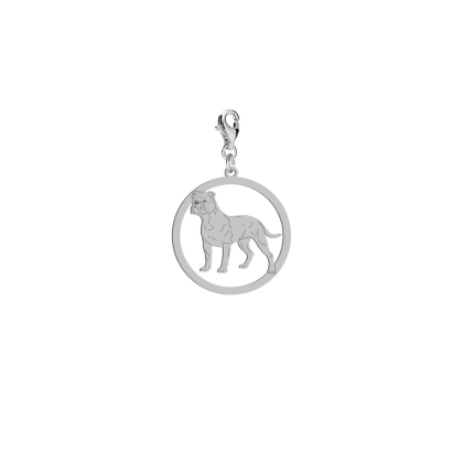 Silver Continental Bulldog engraved charms - MEJK Jewellery