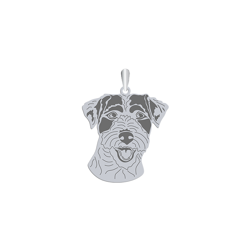 Zawieszka z psem Parson Russell Terrier srebro GRAWER GRATIS - MEJK Jewellery