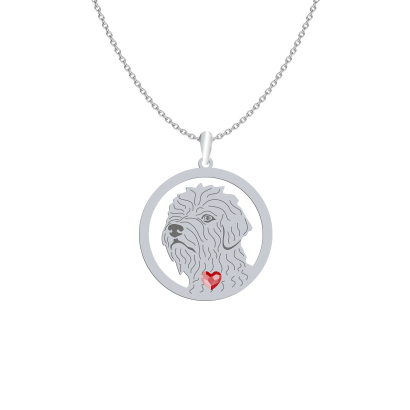 Silver Irish glen of imaal terrier engraved necklace - MEJK Jewellery