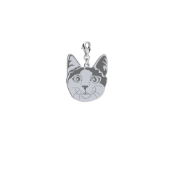 Kot Japoński Bobtail Charms ze srebra 925 - MEJK Jewellery