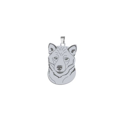 Zawieszka z psem Shiba-inu srebro GRAWER GRATIS - MEJK Jewellery