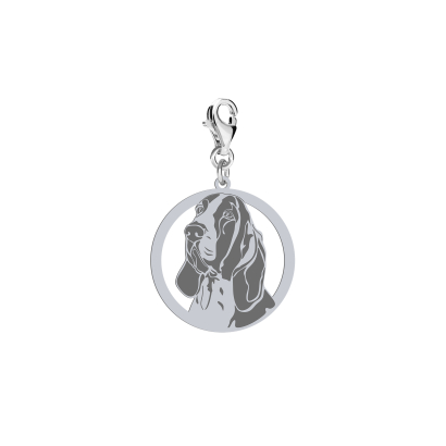 Silver Bracco Italiano charms FREE ENGRAVING - MEJK Jewellery