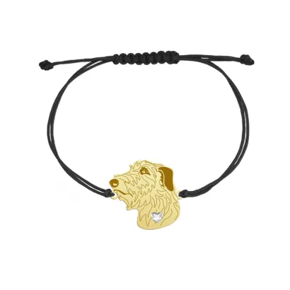 Bransoletka pozłacana Chart Szkocki sznurek GRAWER GRATIS - MEJK Jewellery