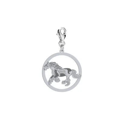 Silver Tinker Horse  charms, FREE ENGRAVING - MEJK Jewellery