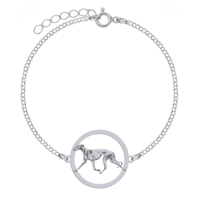 Silver Galgo Espanol bracelet, FREE ENGRAVING - MEJK Jewellery