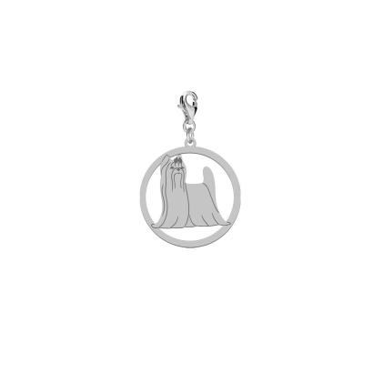 Charms z psem Yorkshire Terrier srebro - MEJK Jewellery