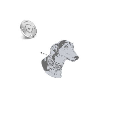 Silver Polish Greyhound pin - MEJK Jewellery