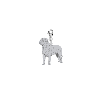 Charms z psem Dog de Bordeaux srebro GRAWER GRATIS - MEJK Jewellery