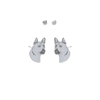 Silver Thai Ridgeback  earrings - MEJK Jewellery