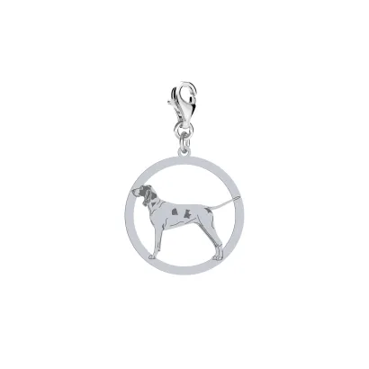 Silver Porcelaine engraved charms - MEJK Jewellery