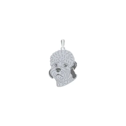 Silver Dandie Dinmont Terrier pendant, FREE ENGRAVING - MEJK Jewellery