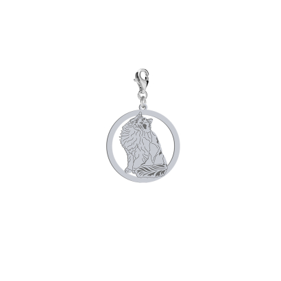 Charms z Kotem Ragdoll srebro GRAWER GRATIS - MEJK Jewellery