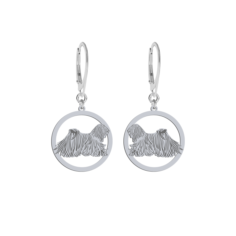 Silver Puli earrings, FREE ENGRAVING - MEJK Jewellery