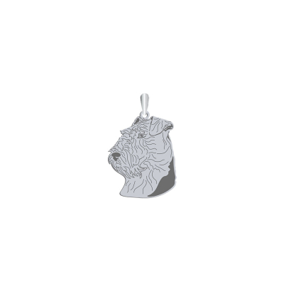 Silver Welsh Terrier engraved pendant - MEJK Jewellery