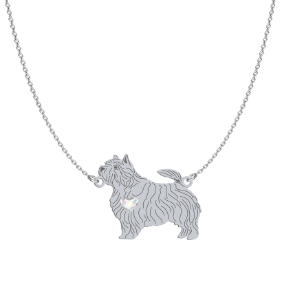 Naszyjnik z psem Norwich Terrier srebro GRAWER GRATIS - MEJK Jewellery
