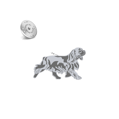 Sussex Spaniel pin - MEJK Jewellery