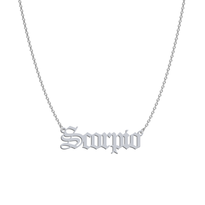 Naszyjnik Znak Zodiaku Scorpio Skorpion srebro925