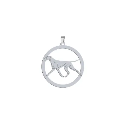 Silver Pointer pendant, FREE ENGRAVING - MEJK Jewellery