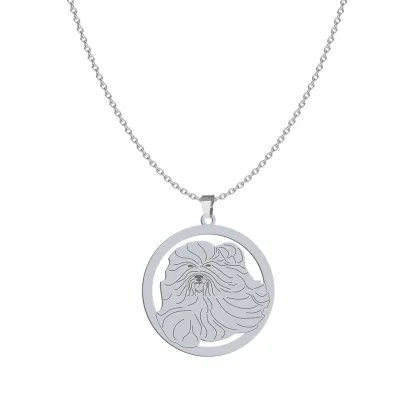 Silver Coton de Tulear necklace, FREE ENGRAVING - MEJK Jewellery