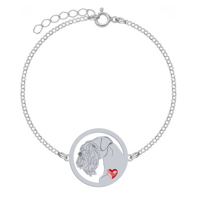 Silver Sealyham Terrier engraved bracelet - MEJK Jewellery