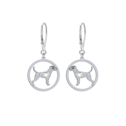 Kolczyki z psem Parson Russell Terrier srebro GRAWER GRATIS - MEJK Jewellery