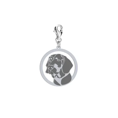 Silver Polish Hunting Dog charms, FREE ENGRAVING - MEJK Jewellery