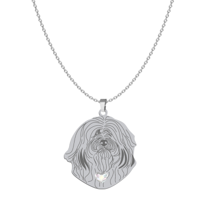 Silver Havanese necklace, FREE ENGRAVING - MEJK Jewellery